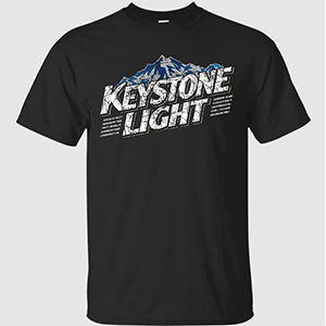 Use Code: “KEYSTONE” or “SMOOTH”  – Free Keystone Light T-Shirt