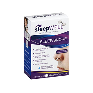 Free sleepWELL Nasal Dilator Snore Relief
