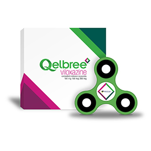 Free Qelbree Fidget Spinner
