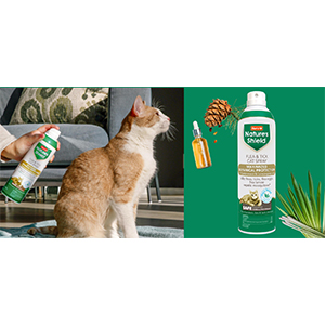 Free Nature’s Shield Flea & Tick Cat Spray