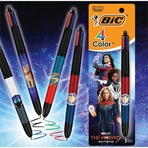 Free Marvel BIC Pen Set