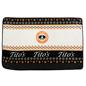 Free Tito’s Holiday Dog Blanket