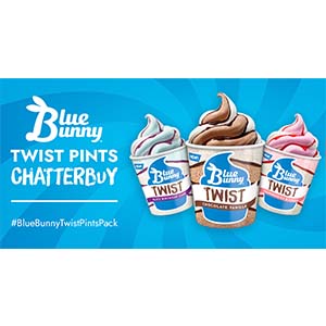 Free Blue Bunny® Twist Pint
