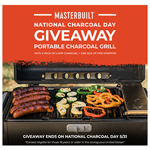 Free Masterbuilt Portable Charcoal Grill