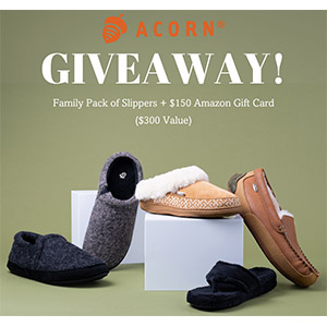 Free Acorn Slippers