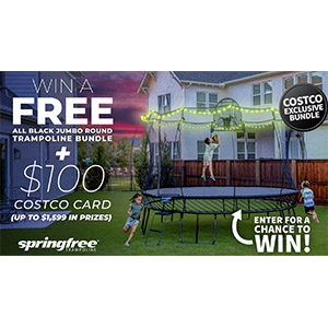 Free Jumbo Round Trampoline Bundle