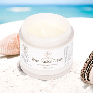 Free Honest & Pure Rose Facial Cream