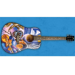Free Mississppi Custom-Illustrated Guitar