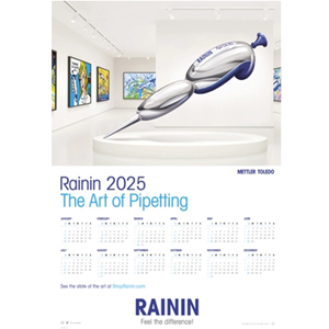 Free 2025 Rainin Art of Pipetting Calendar