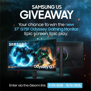 Free Samsung G75F Gaming Monitor