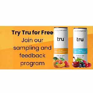 Free Tru Sparkling Seltzer