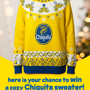 Free Chiquita Holidays Sweater