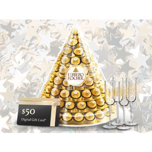 Free Ferrero Rocher Pyramid Box