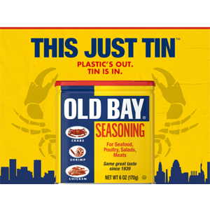 Free OLD BAY Seasoning Tin
