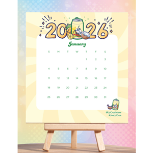 Free LaCroix Desk Calendars