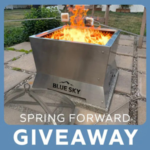 Free Blue Sky Fire Pit Bundle