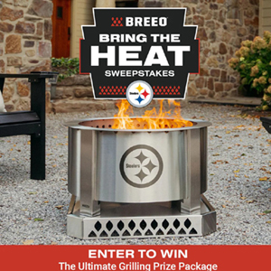 Free Steelers X Smokeless Firepit