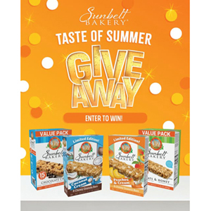 Free Sunbelt Bakery Prize Pack