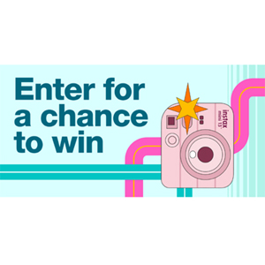 Free FUJIFILM Instant Camera