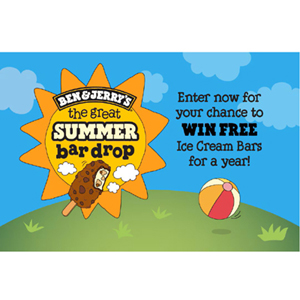 Free Ben & Jerry’s Ice Cream Bars