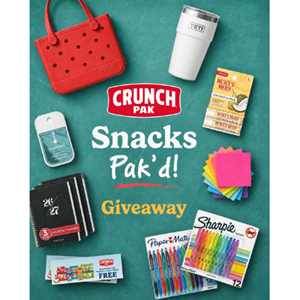 Free Snacks Pak’d Back 2 School Bundle
