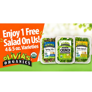 Free Olivia’s Organics Salad
