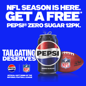 Free Pepsi Zero 12PK