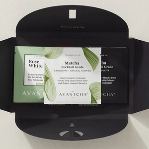 Free Avantcha Silk Teas, Matcha & Hojicha Sample