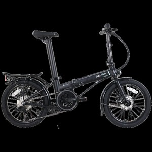 Black DAHON Unio E20 folding electric bike