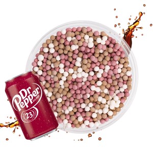 Dr Pepper flavored Dippin' Dots cup with a Dr Pepper can