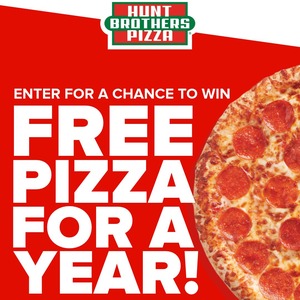 Hunt Brothers Pizza Free Pizza for a Year