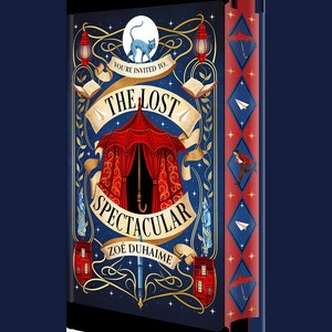 Cover of the deluxe limited edition of The Lost Spectacular by Zoe Duhaime from Kensington Books