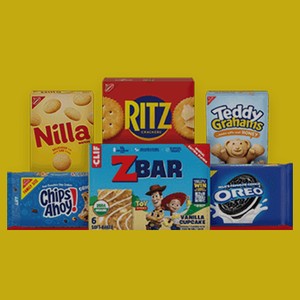 OREO, RITZ, Chips Ahoy!, Nilla, Teddy Grahams and CLIF Z Bar Toy Story packs
