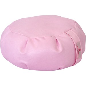 Hugger Mugger Pink Ribbon zafu meditation cushion from the Pink Series