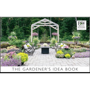 Proven Winners The Gardener's Idea Book 2026 cover with patio garden scene